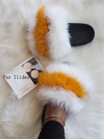 Faux Fur Slides – Plush Luxury Slip-On Slippers