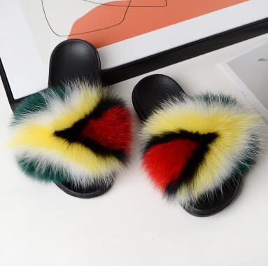 Faux Fur Slides – Plush Luxury Slip-On Slippers