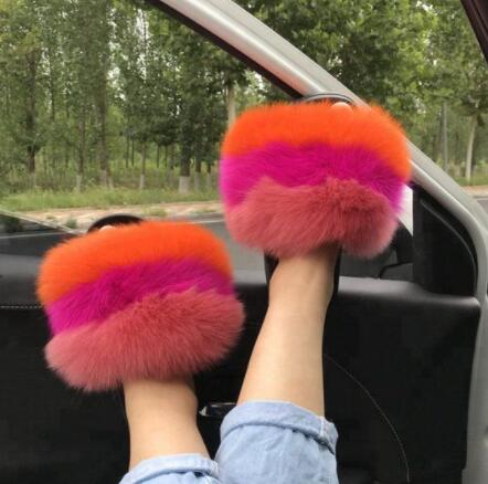 Faux Fur Slides – Plush Luxury Slip-On Slippers