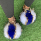 Faux Fur Slides – Plush Luxury Slip-On Slippers