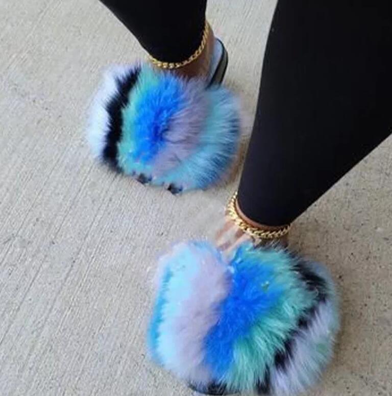 Faux Fur Slides – Plush Luxury Slip-On Slippers
