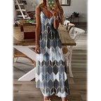 Women's V-Neck Elegant Casual Dress
